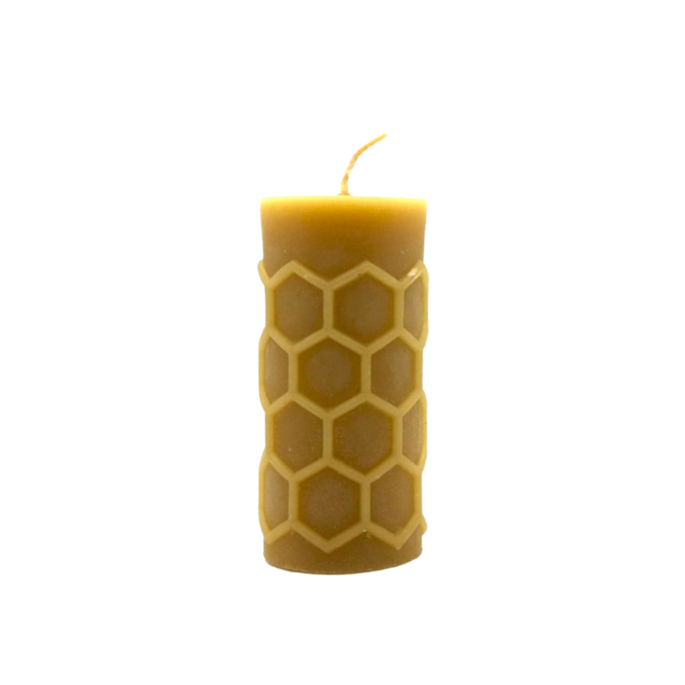 Medium Honeycomb Beeswax Candle