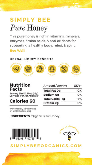 
                  
                    Load image into Gallery viewer, Pure Organic Raw Honey | Supports Well-Beeing |Non-GMO |0% Additives | Kid Approved
                  
                