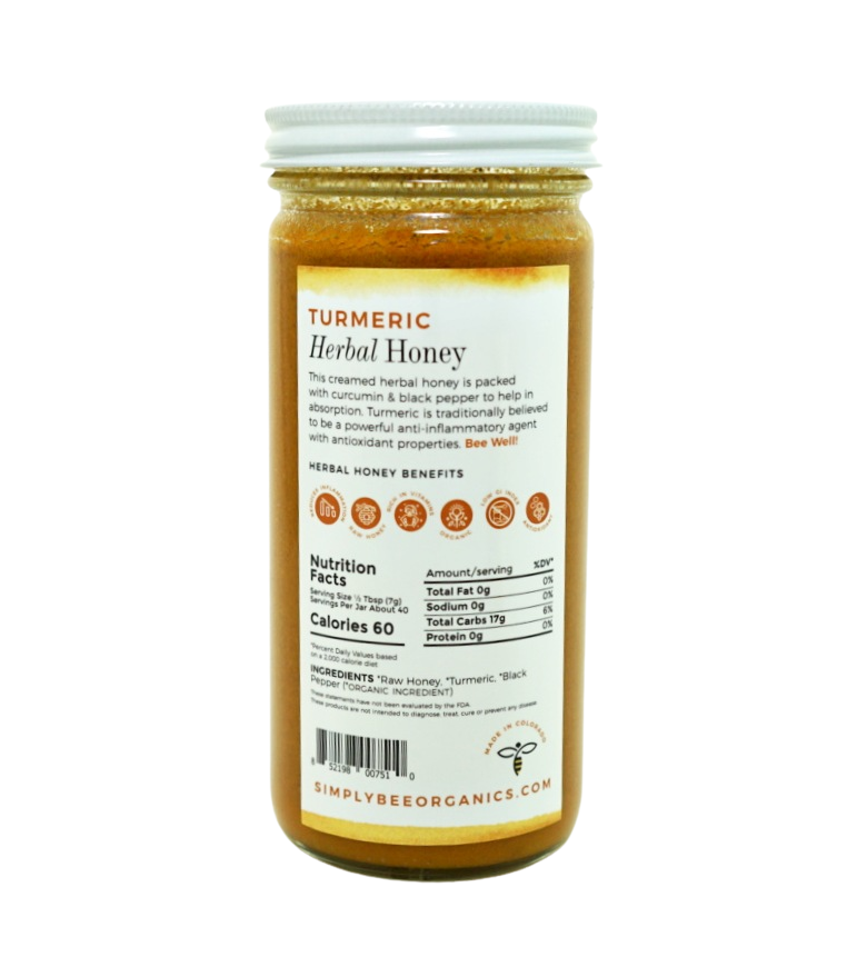 
                  
                    Load image into Gallery viewer, Turmeric Herbal Honey | Pure Organic Raw Honey | Supports Well-Beeing | Organic Herbs |Non-GMO |0% Additives | Kid Approved
                  
                